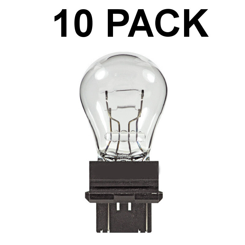 Solid Spare 10x 3157 Light Bulbs Tail Brake Backup Reverse S8 Signal Lamp Turn Signal