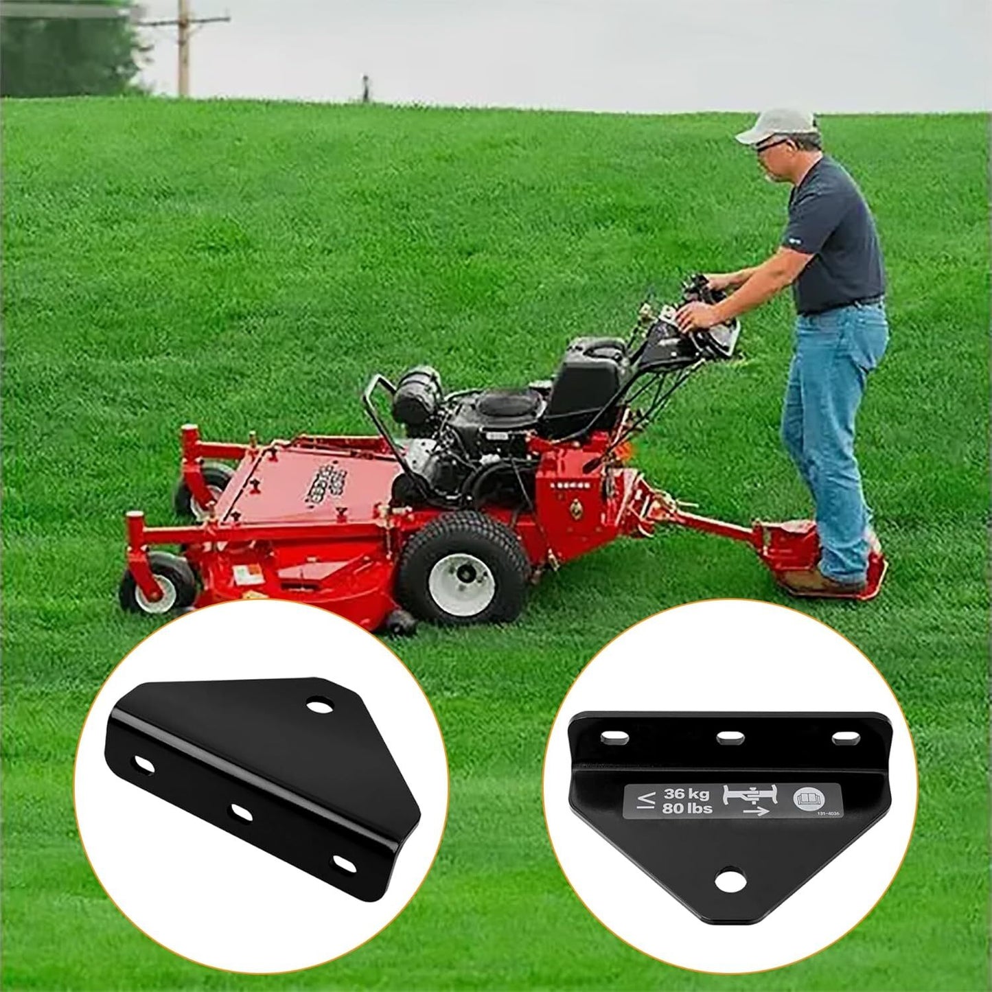 Lawn Mower Trailers Hitch Kit For Exmark Toro Zero Turn Mower Trailer 109-9487