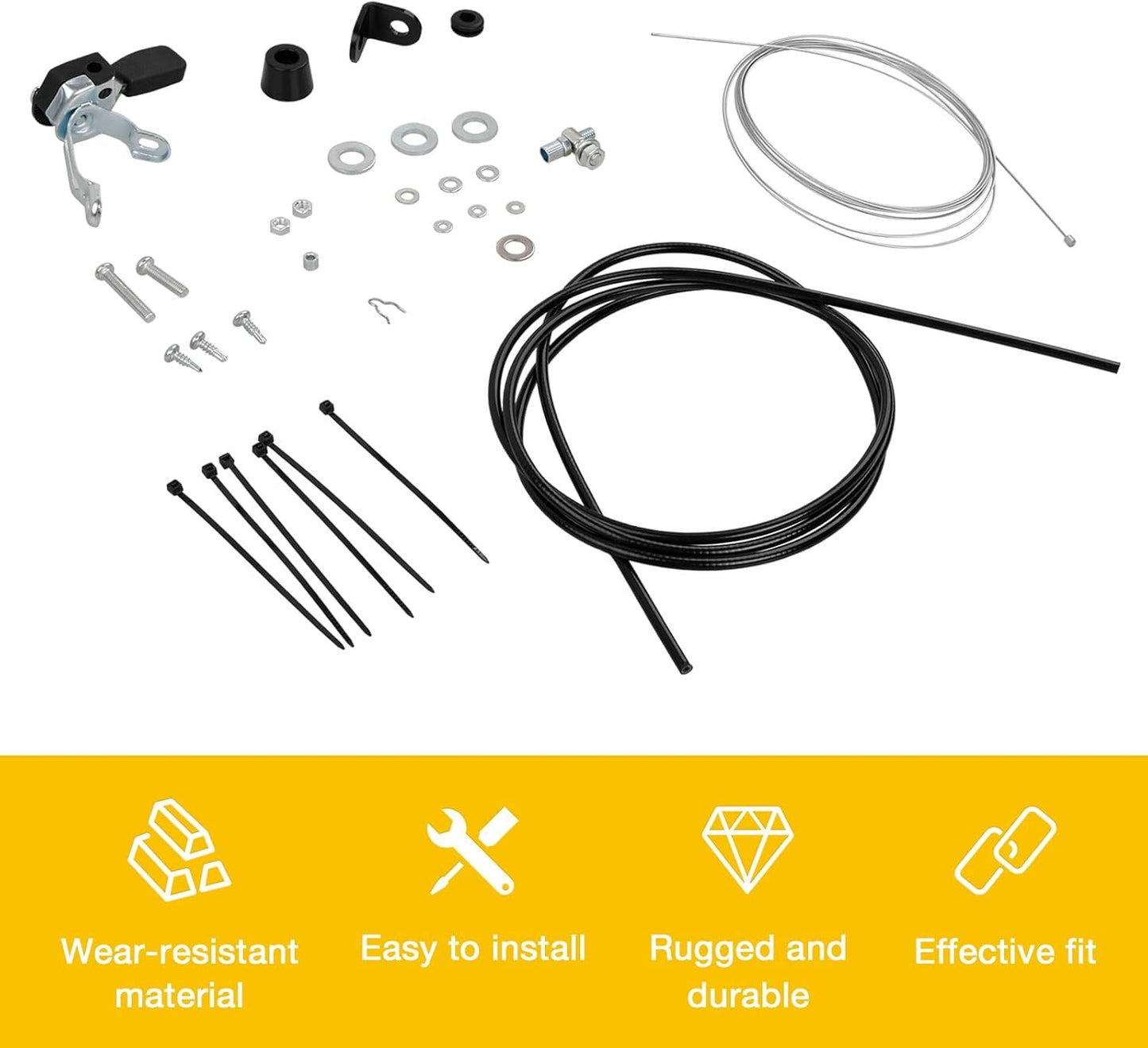 4870402 Throttle Hand Control Kit For 1987-2006 Jeep Wrangler TJ YJ Unlimited LJ