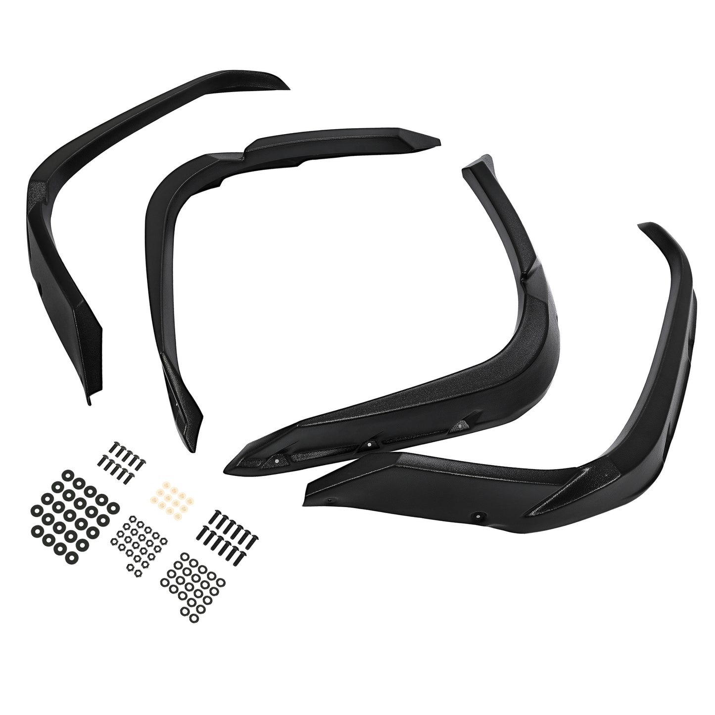 Solid Spare Fender Flare Guard For Yamaha Grizzly 700 2016-2025 4PCS Overfender Mud Guard