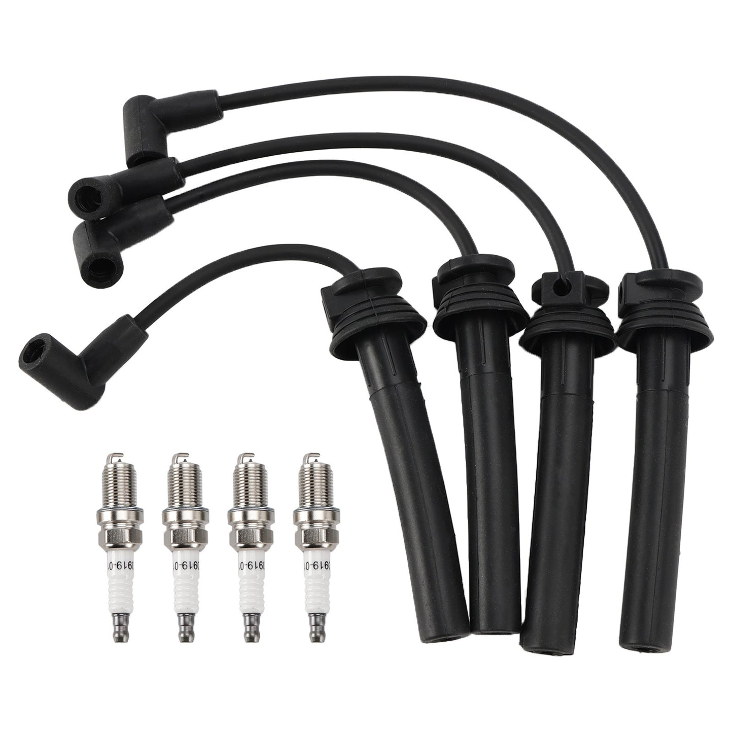 4PCS Spark Plugs Wire Set 54058 For Mini Cooper S 2002-2008-L4 1.6L