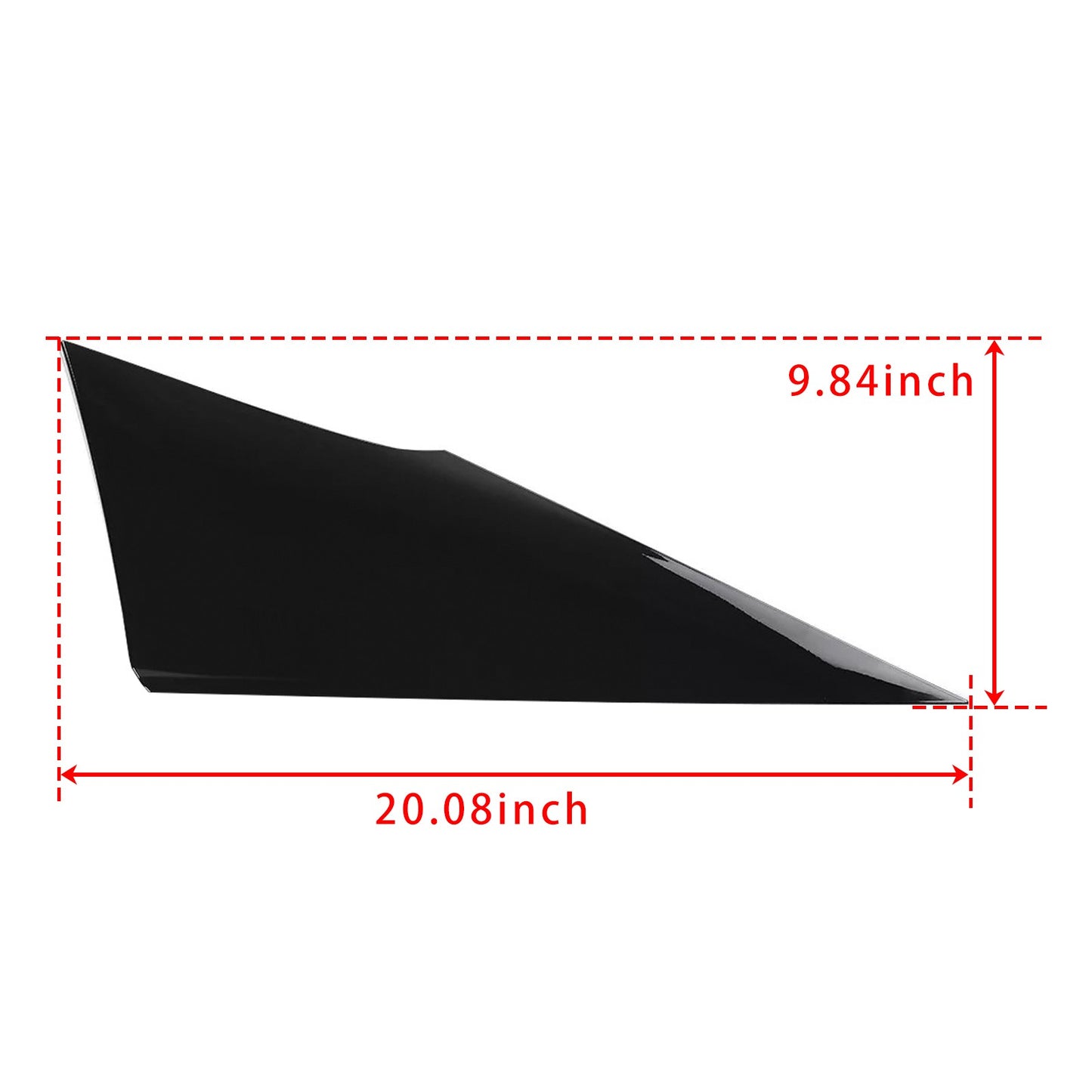 2PCS Rear Quarter Moldings 62505-47012 62506-47012 For Toyota Prius 2016-2022