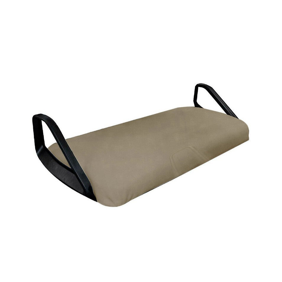 Solid Spare Front Seat Cover - Bottom - STONE BEIGE - For EZGO RXV 2008-2015 - 600221