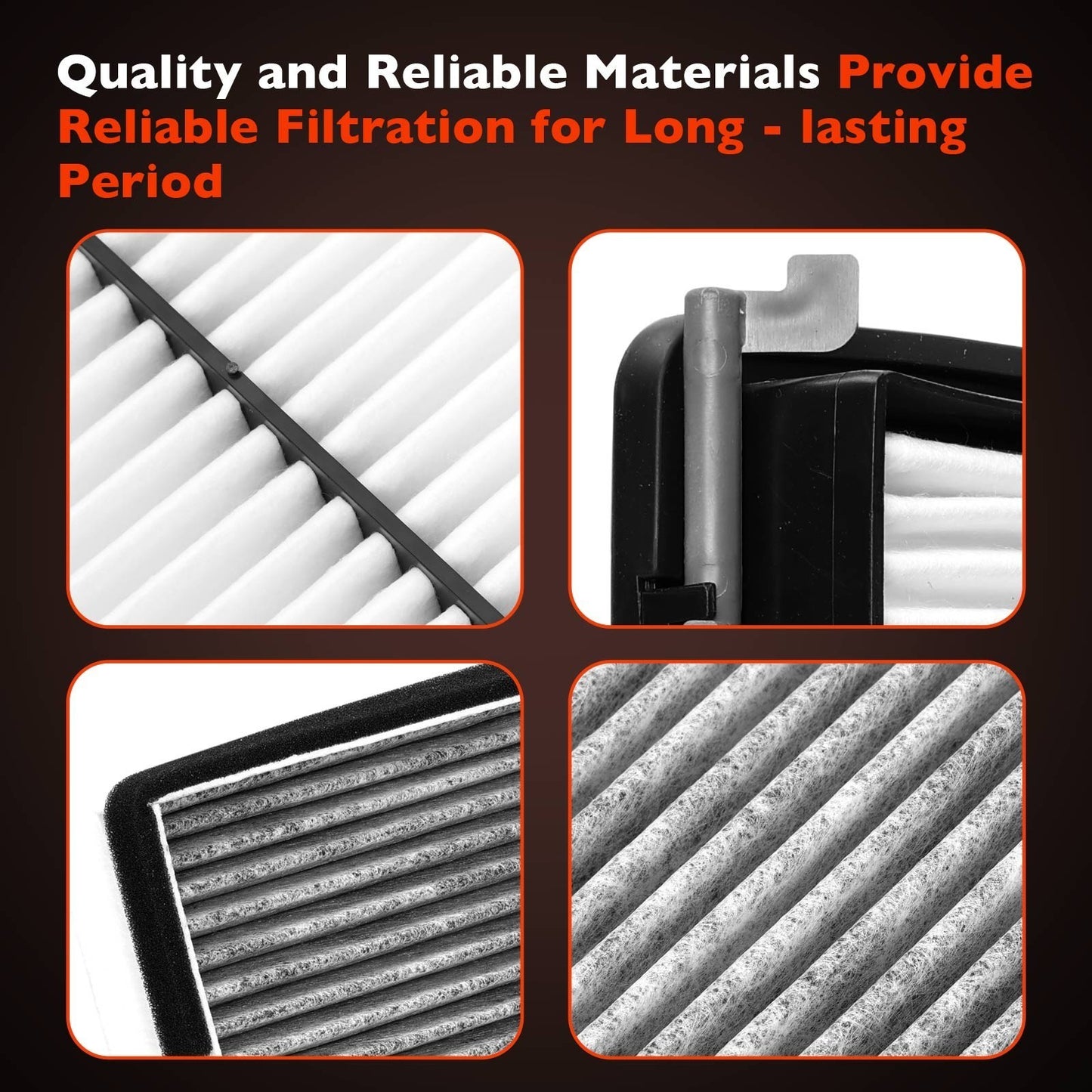 Premium Engine Cabin Air Filter Set For Kia Telluride Hyundai Santa Fe 3.8L 2.0L
