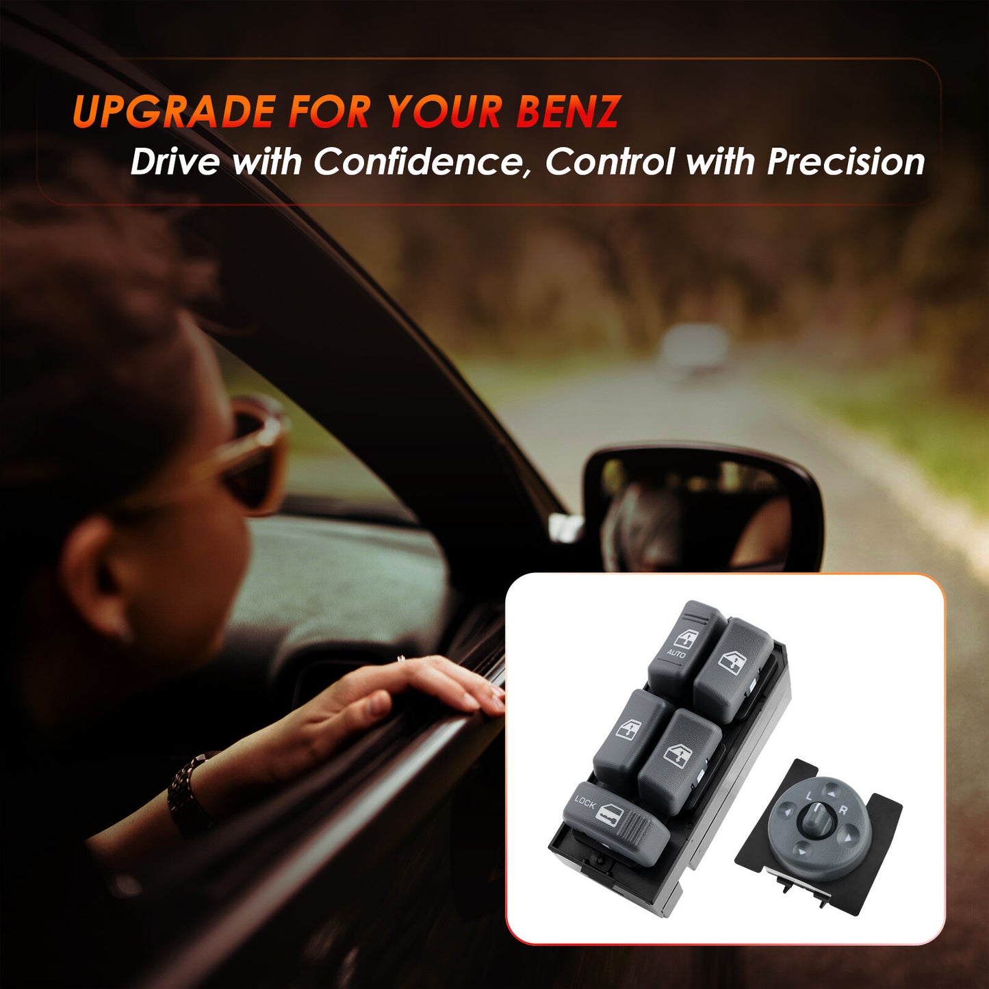 Master Power Window Mirror Control Switch For Chevy GMC C/K 1500 2500 3500 Tahoe