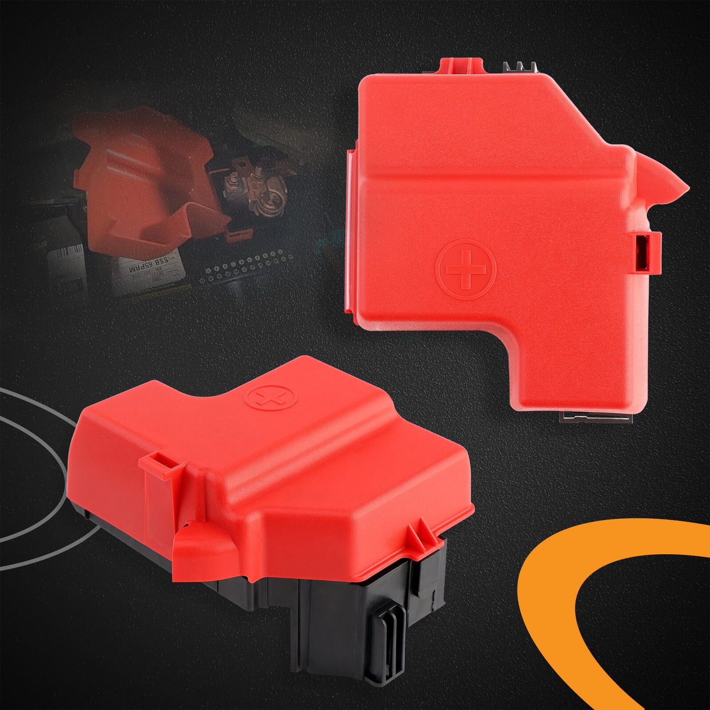Solid Spare Positive Battery Cable Terminal End For 2013-19 Ford Explorer Taurus Lincoln MKT