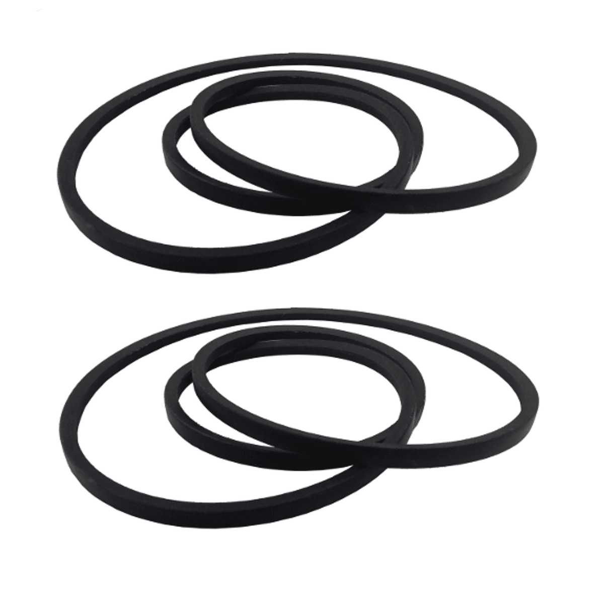 Solid Spare 2 Deck Belt for Craftsman 48" Riding Lawn Mower 174368 & Fits Poulan Husqvarna