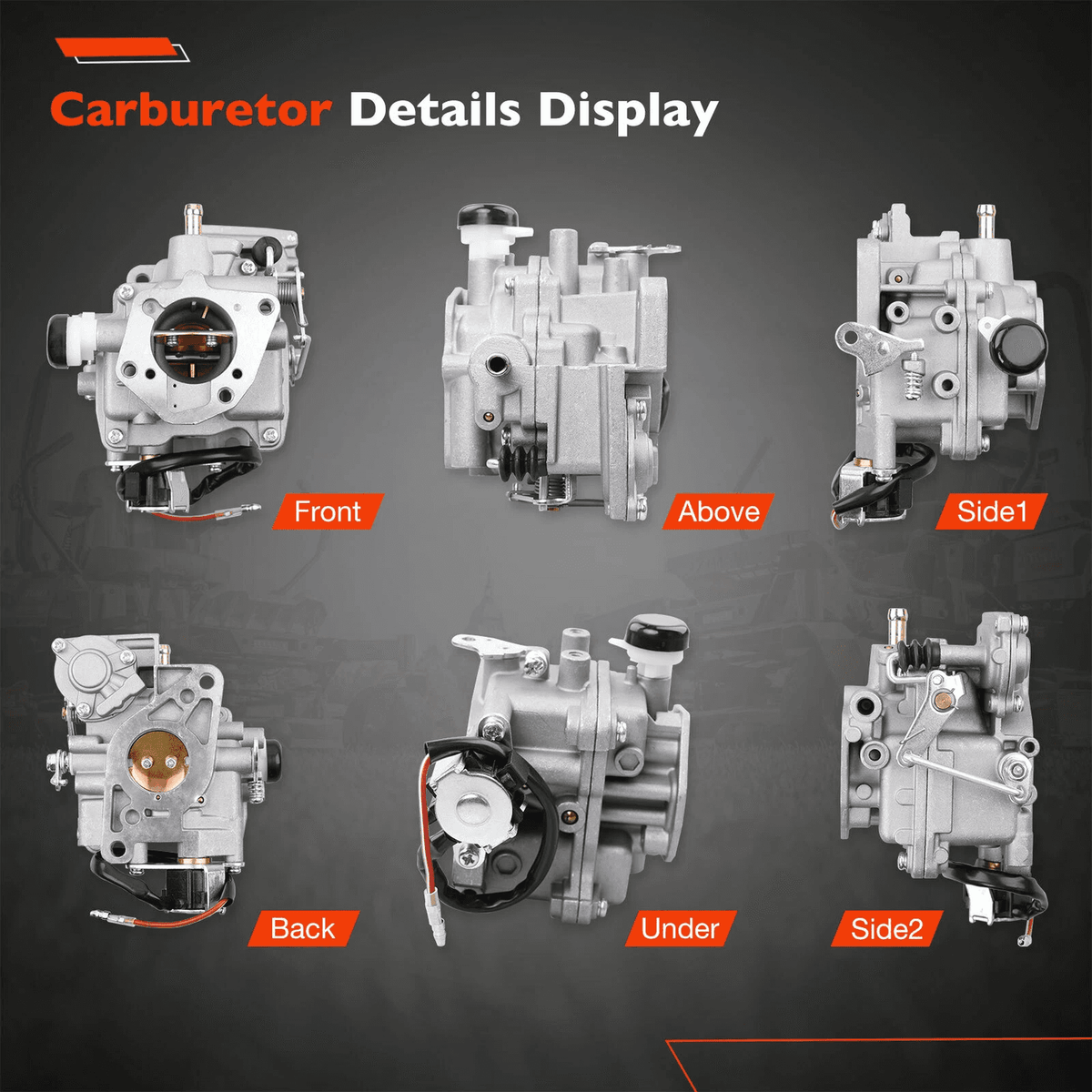 Solid Spare 24-853-162-S Carburetor w/ Fuel Pump Set Fit Kohler CH25 CH730 CH740 Engine Carb