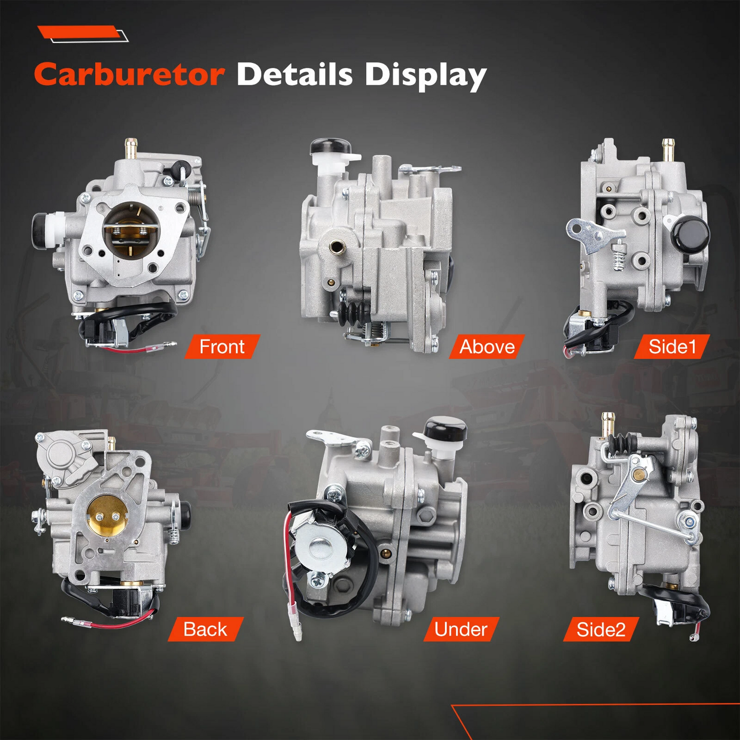 24-853-162-S Carburetor w/ Fuel Pump Set Fit Kohler CH25 CH730 CH740 Engine Carb