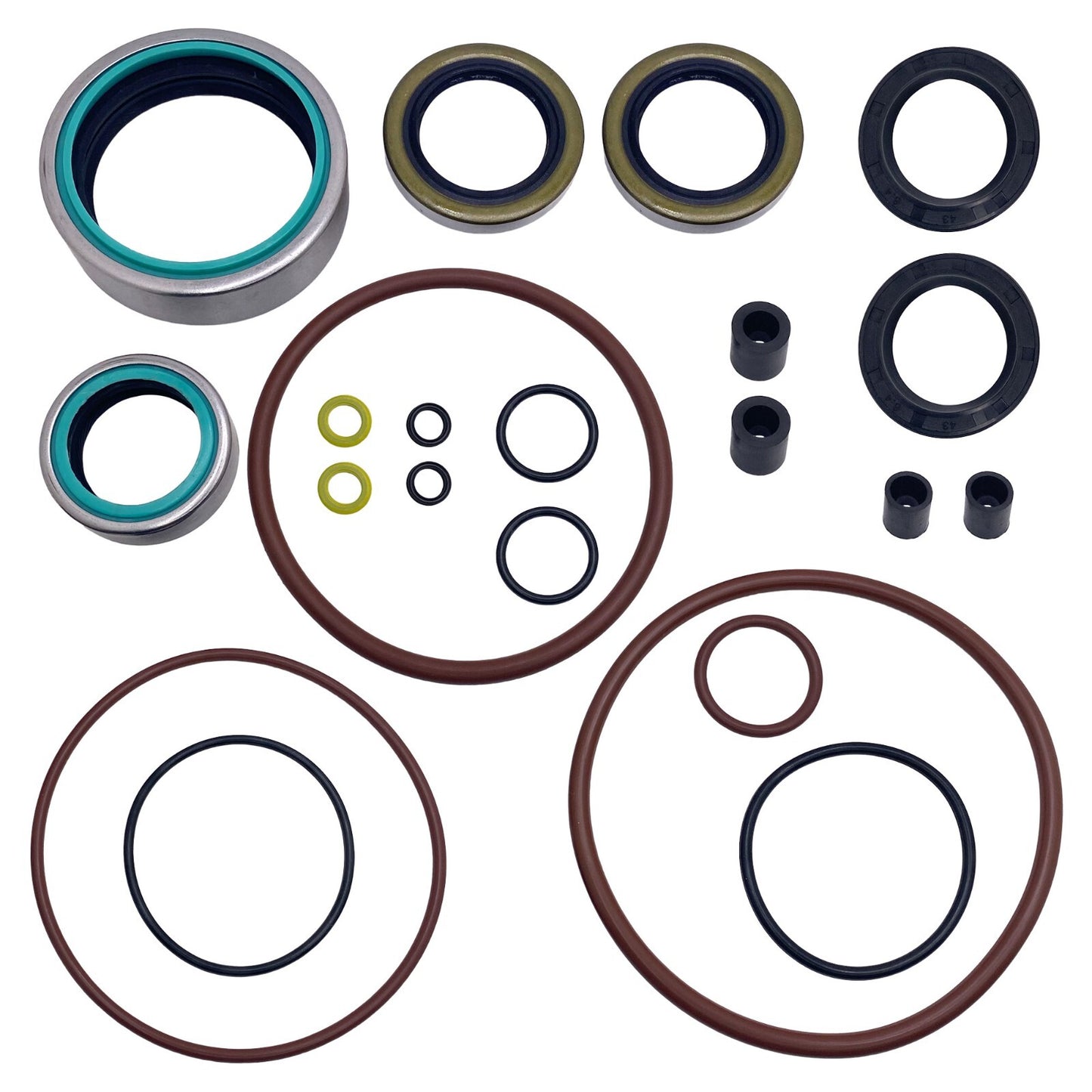 Lower Unit Seal Kit for Mercury Quicksilver Bravo I II III X 26-76868A2, 18-2645