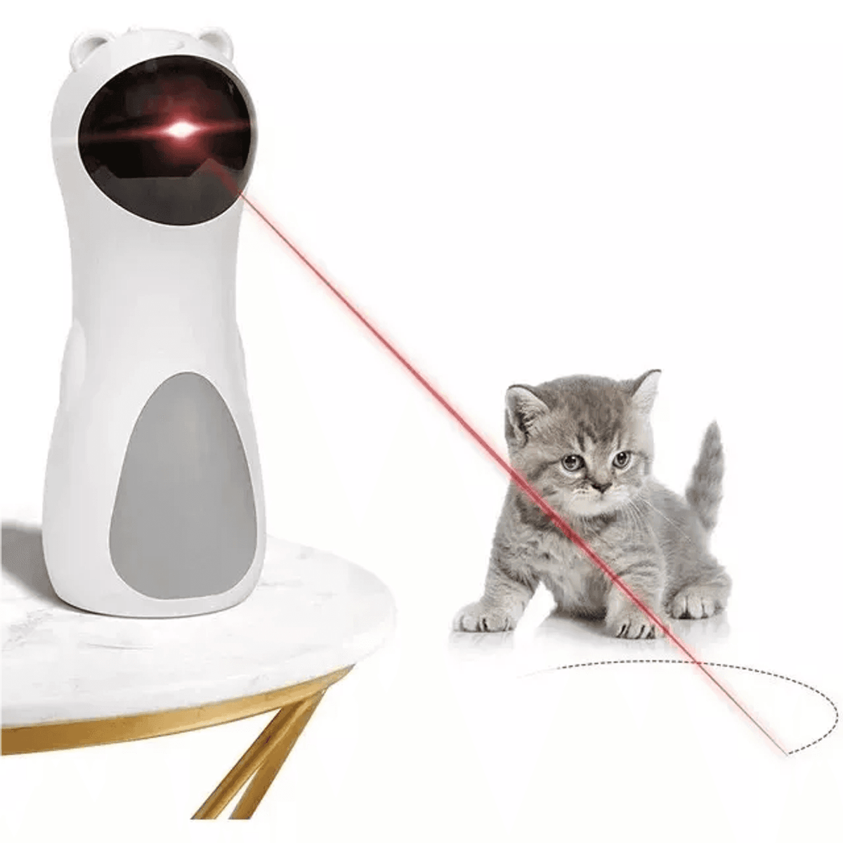 Solid Spare NEW Automatic Cat Laser Toys, Interactive Laser Cat Toys for Indoor Cats/Kit