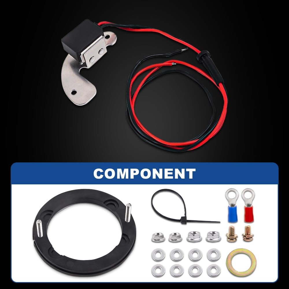 Electronic Ignition Conversion Kit Fits for Delco 8 Cylinder 1181 Ignitor Kit