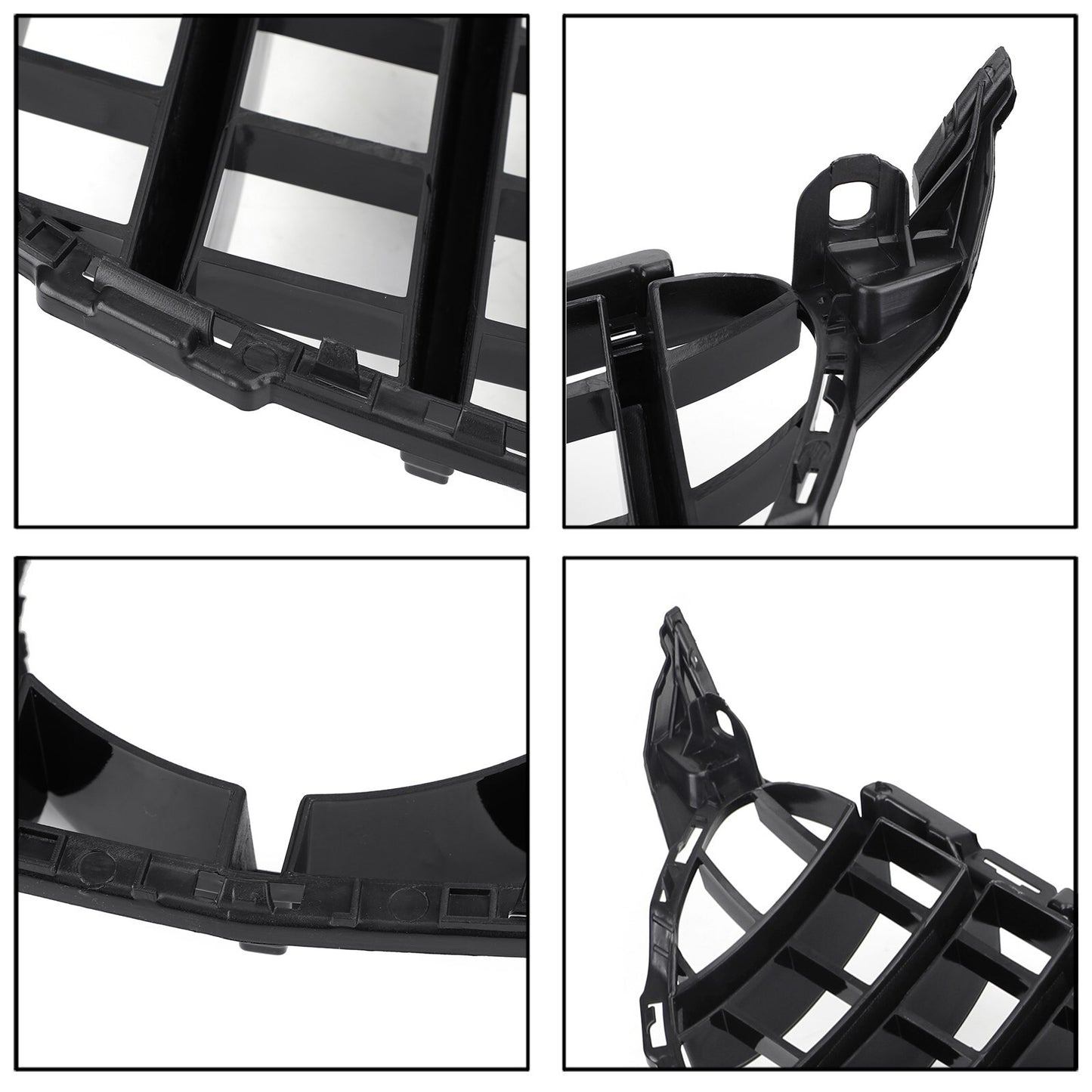 GTR Style Front Bumper Grill Grille fit Mercedes W205 C250 C300 C43 2015-2018