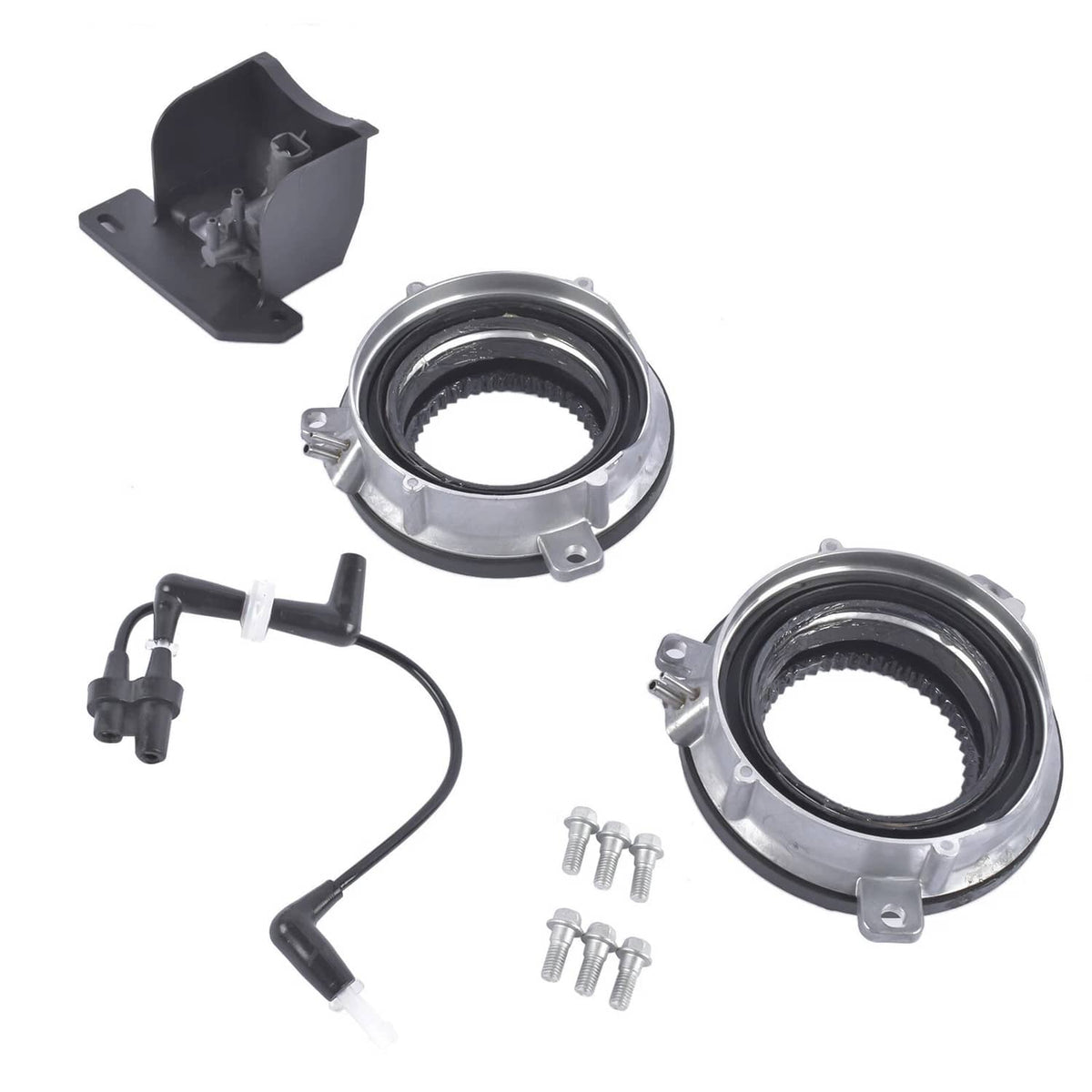Solid Spare Locking Hub Axle Actuator Vacuum Solenoid Valve For Ford Expedition F-150 03-15