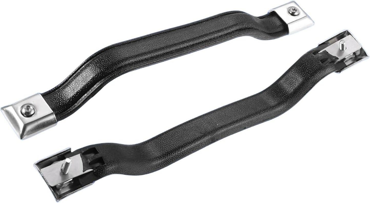 Black Strap Interior Inside Door Pull Handle Set Pair FIT FOR 87-95 YJ WRANGLER