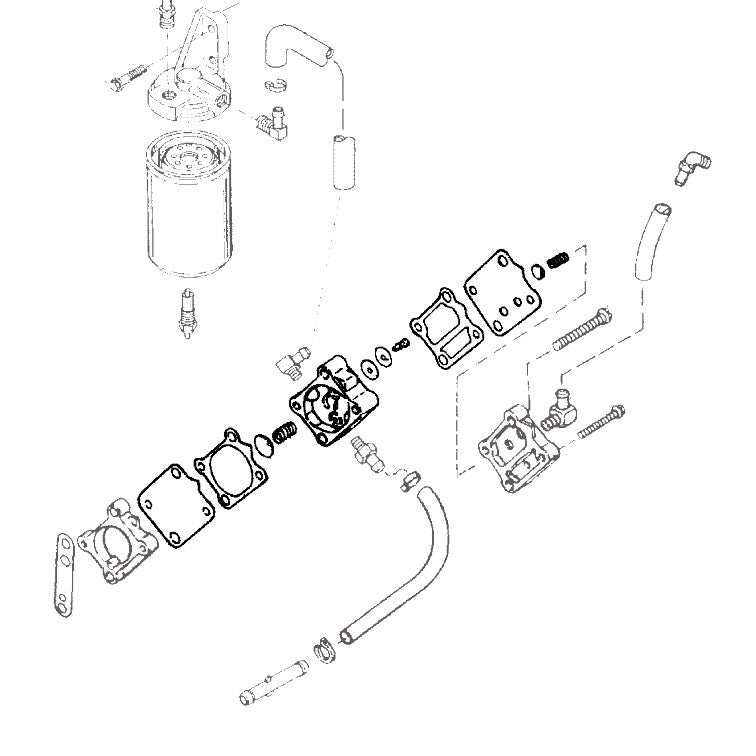 Fuel Pump Assembly for Mercury Outboard 200 225 HP DFI DTS - 14360T77 14360A69