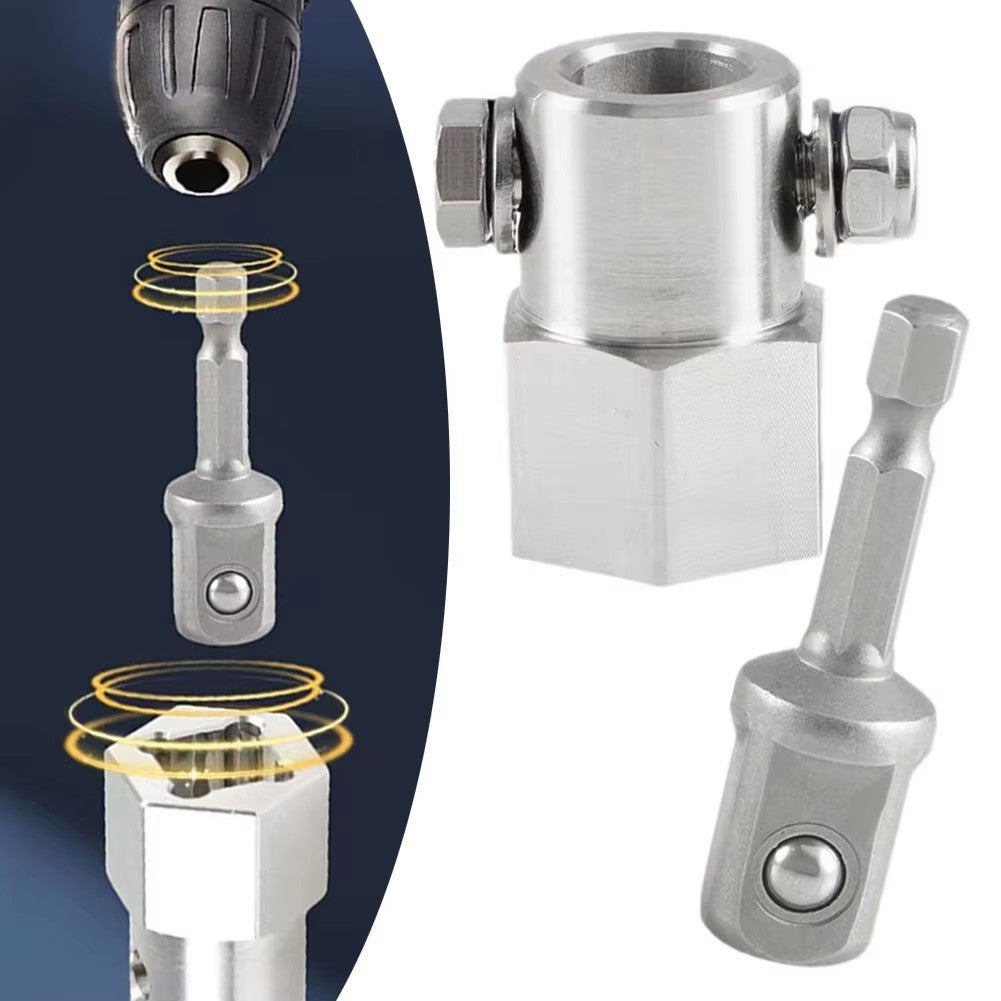 Trailer Jack Crank Handle Cordless Drill Adapter with 1/2 Inch Bit Kit