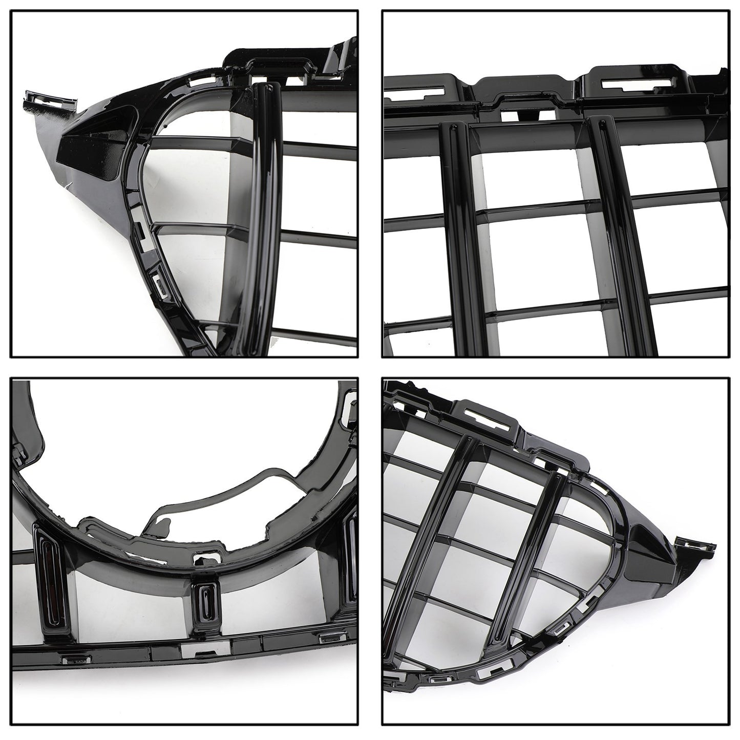 GTR Style Grill Grille W/Camera Fit Mercedes-Benz W205 C205 A205 2019