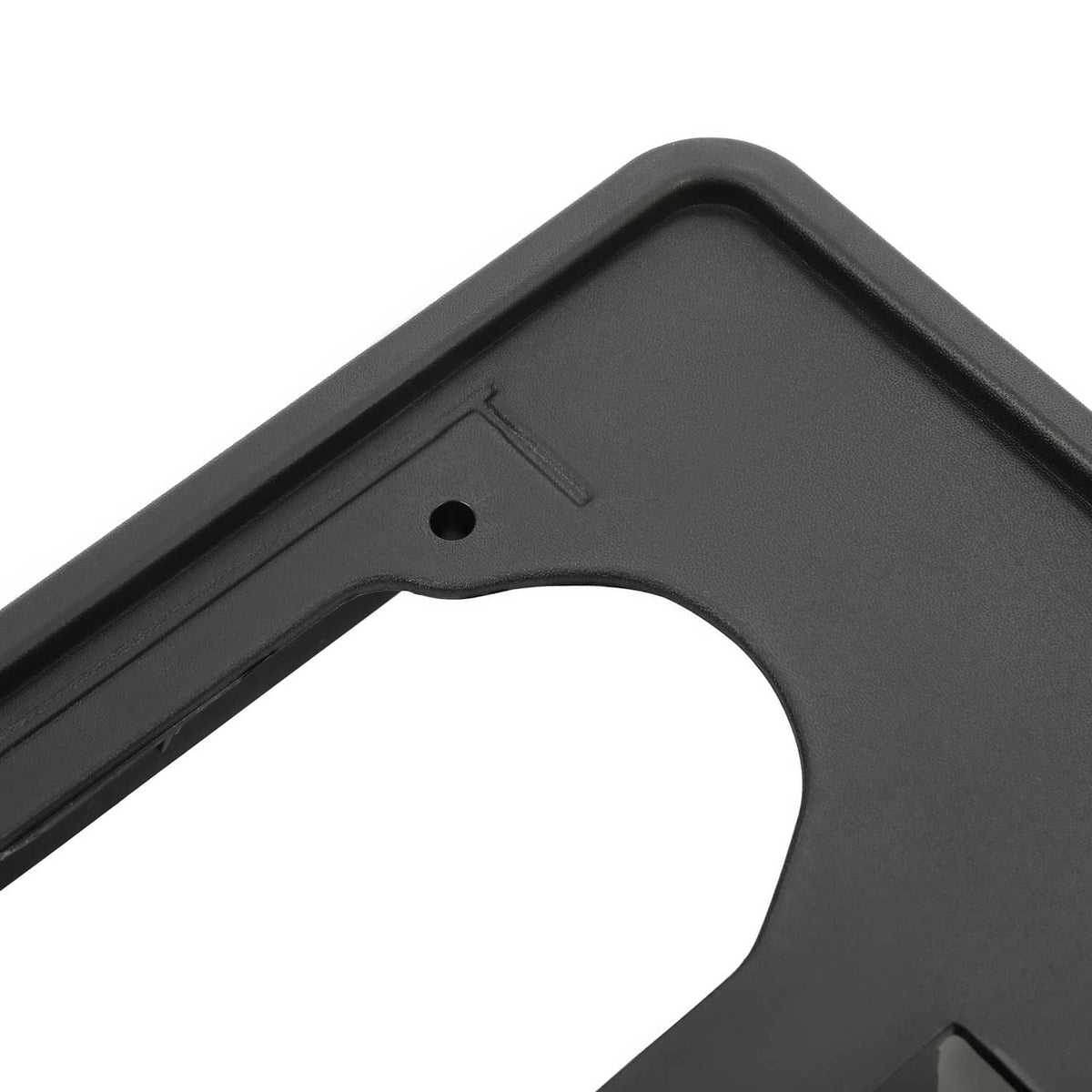 Solid Spare Fit For Ford F-150 2009-2014 Front Bumper License Plate Bracket Guards Pads Cap