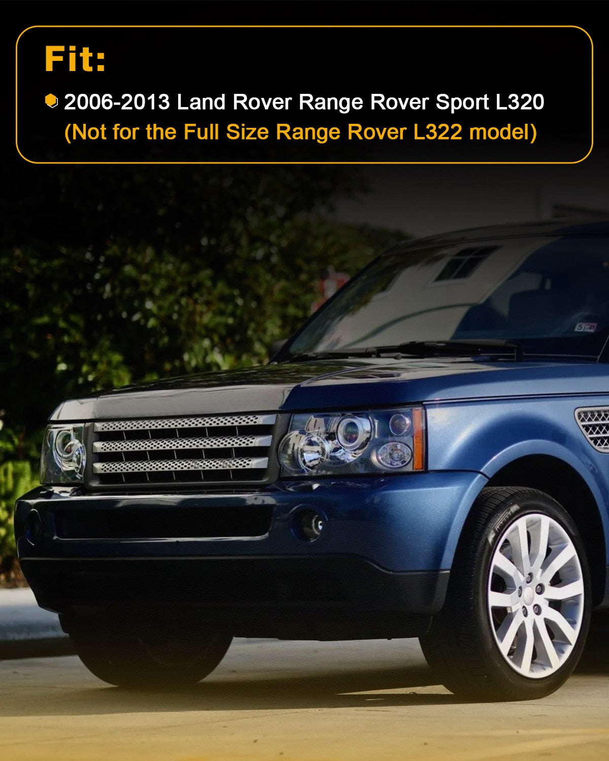 Windshield A-Pillar Trim Molding Front Right & Left For 06-13 Range Rover Sport