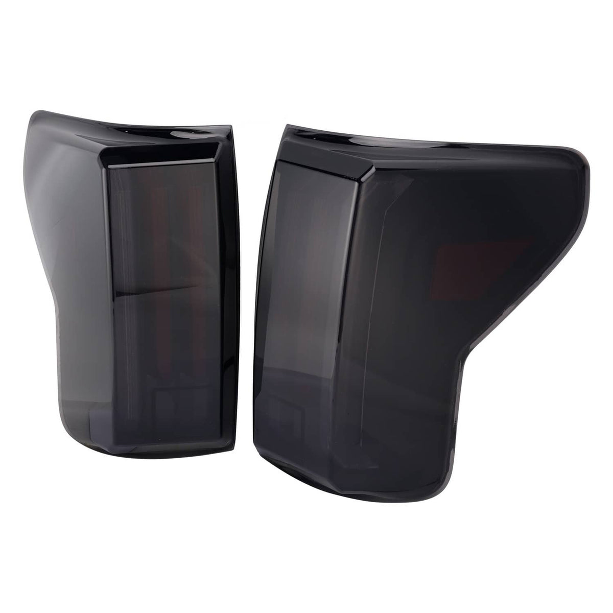 Solid Spare Left+Right LED Tail Lights For Toyota Tundra 2007-2013 Black Housing Smoked Lens