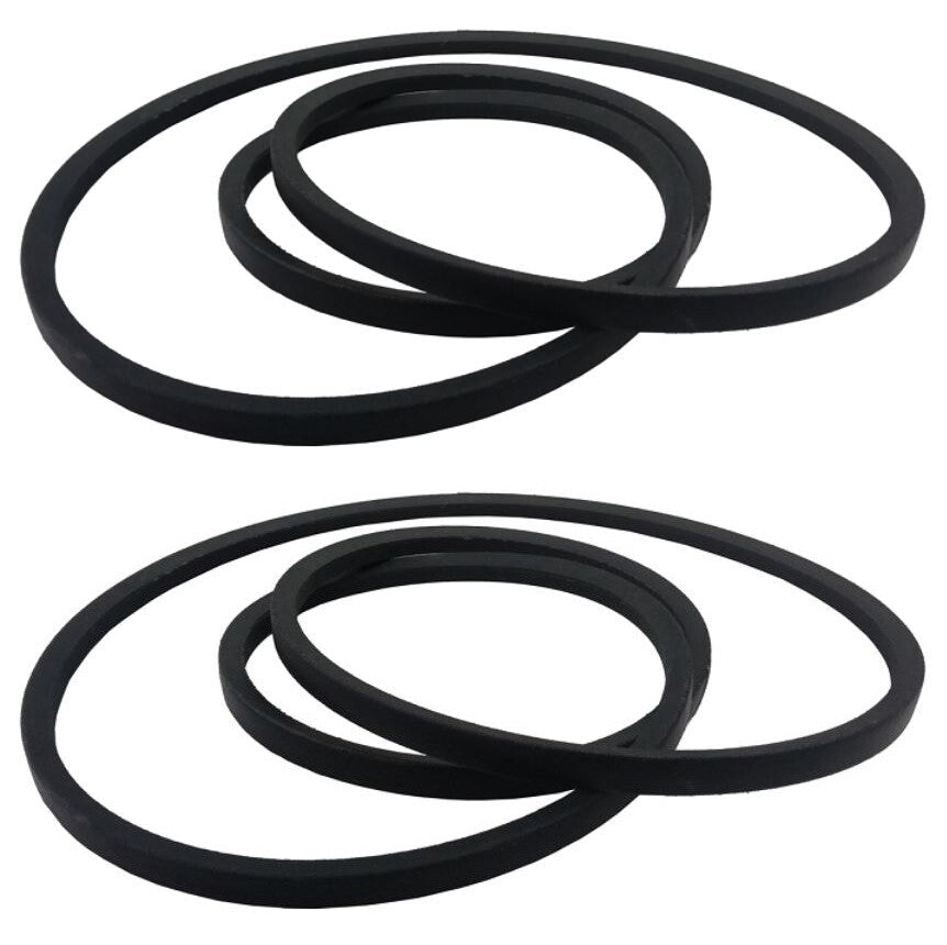 Solid Spare 2 Belts For Cub Cadet 2130 2135 2140 2145 2146 2150 2155 2164 2166 2176 113x3/8"
