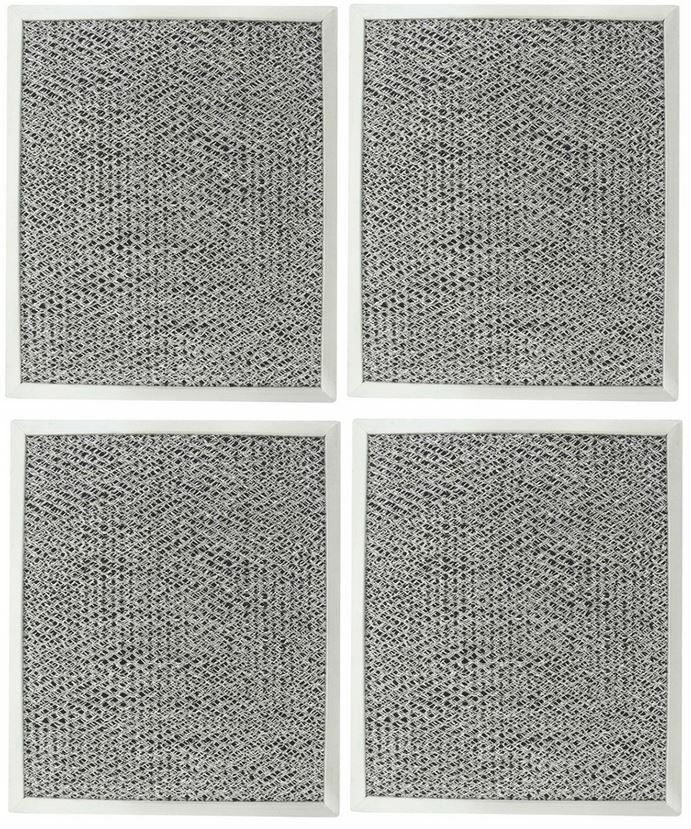 Solid Spare (4) Replacement Charcoal Range Hood Filters for Broan/Nutone 41F, 97007696