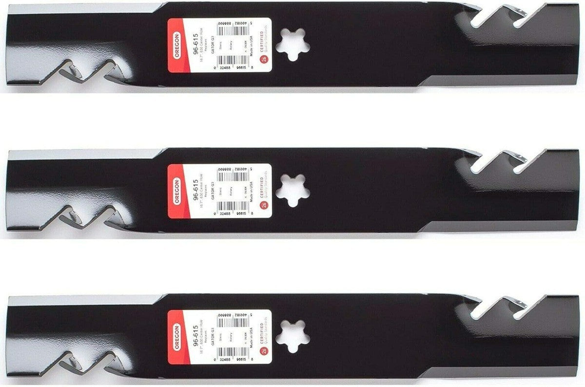 Solid Spare (3) Oregon Gator 3in1 Mulcher Blade for Craftsman Poulan 180054 173920 173921
