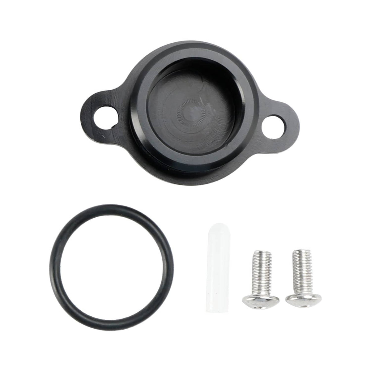 Solid Spare Oil Injection Pump Delete Block Off Plug For YAMAHA PW50 PW80 ALL Black