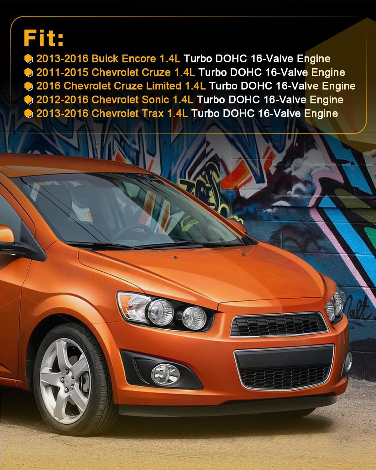 Timing Chain Kit w/ Head Gaskets For Chevy Cruze Limited Sonic Trax Buick Encore