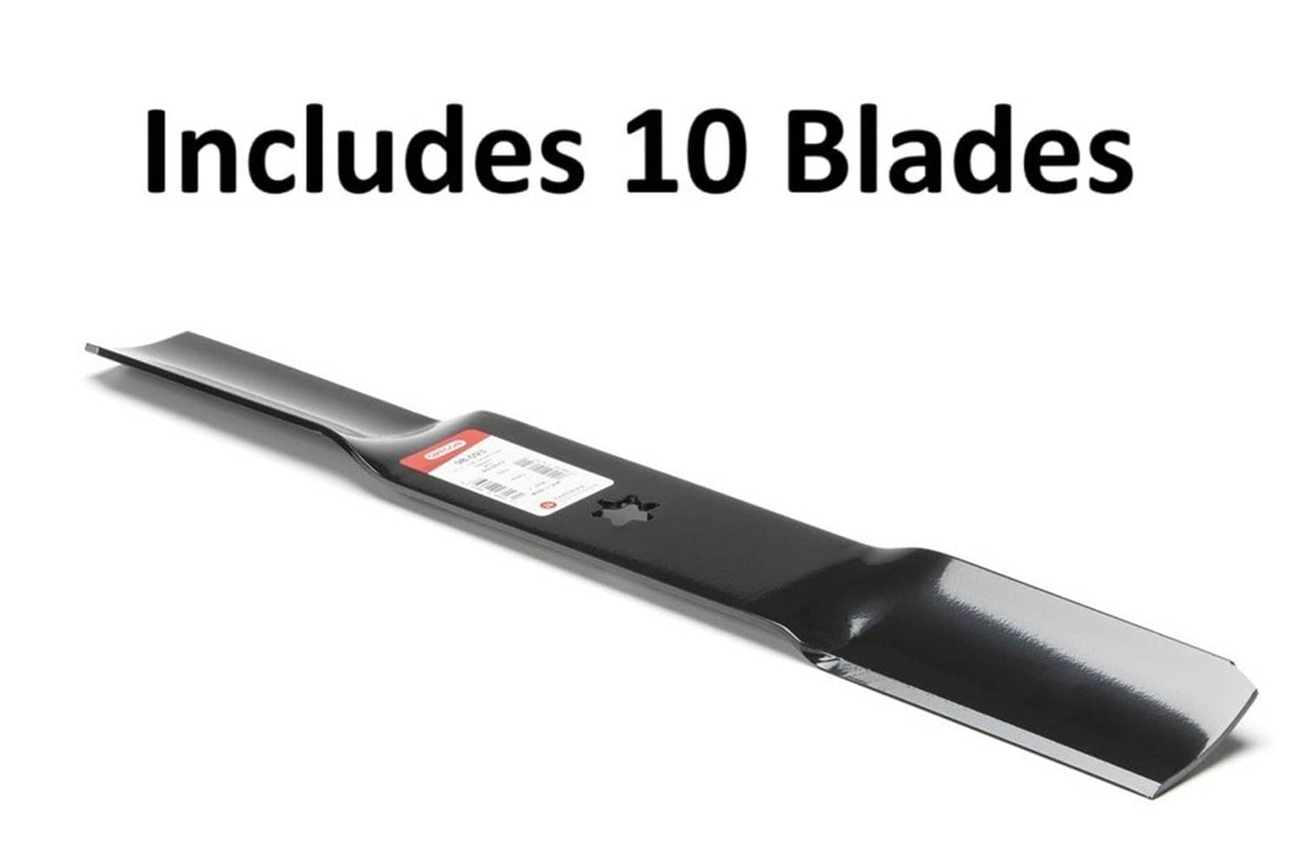 Solid Spare (10) Oregon 198-093 Lawn Mower Blade, 21-3/16", 100 Series Blade for MTD