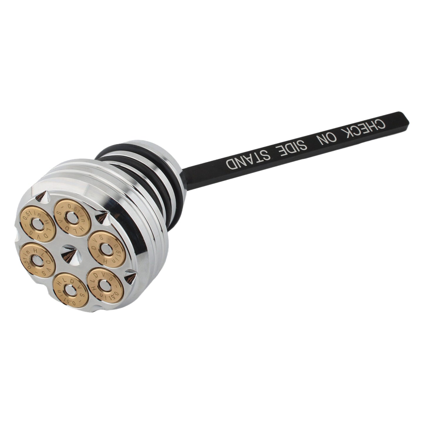 Oil Dipstick Tank Cap Plug For Softail 2000-2017 All Models Silver