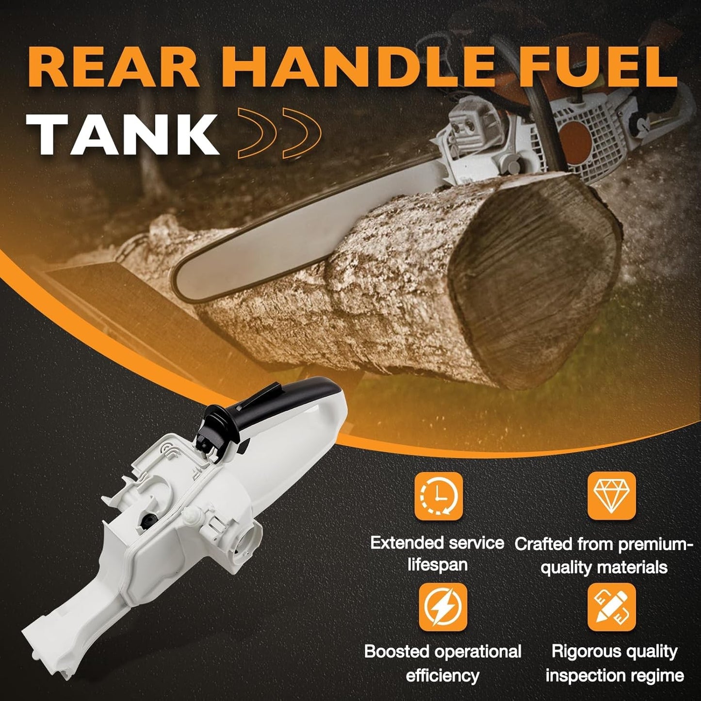 1141 791 1000 Chainsaw Fuel Gas Tank Rear Handle Assembly For Stihl MS271 MS291