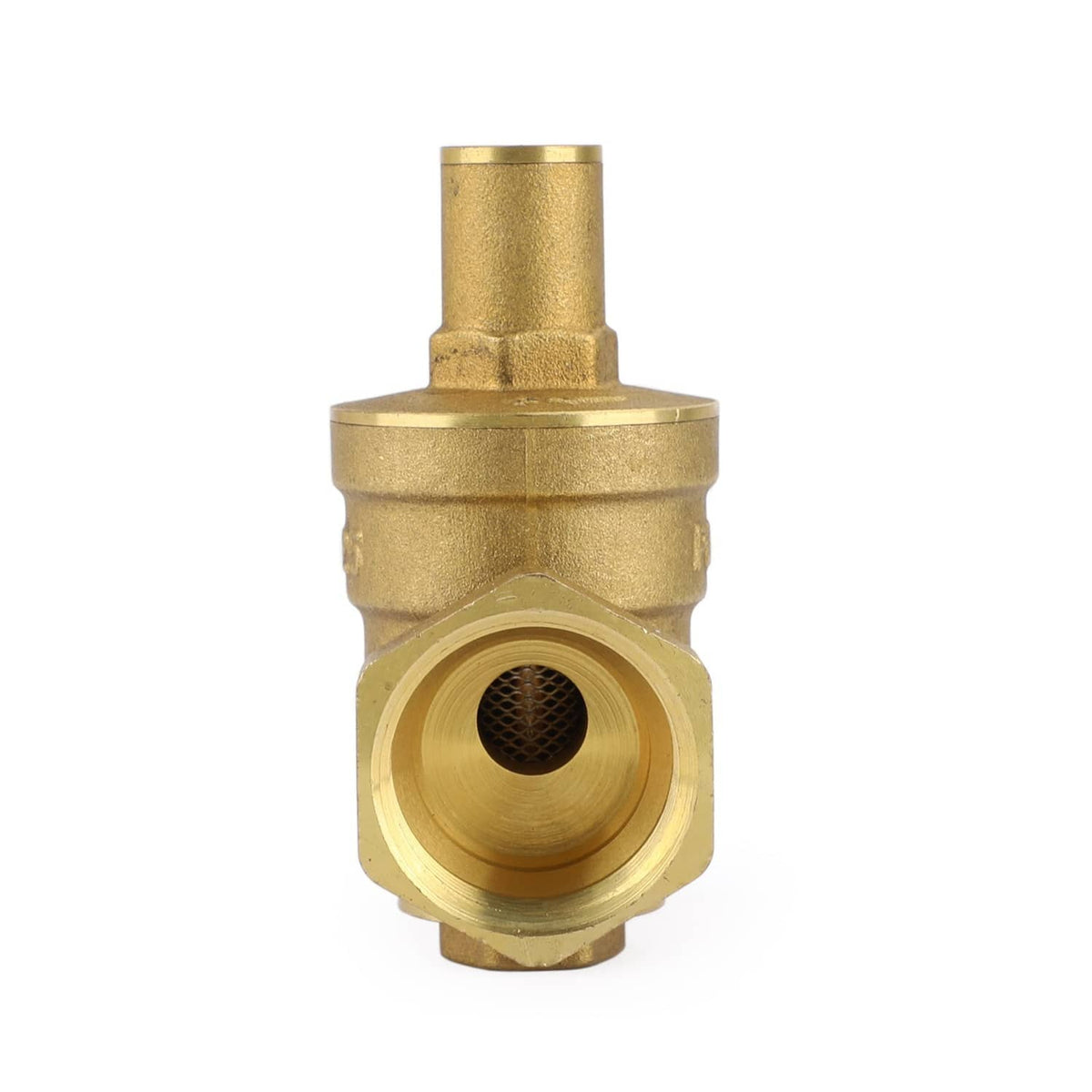 Solid Spare DN25 1" Brass Adjustable Water Pressure Reducing Regulator Valves With Gauge