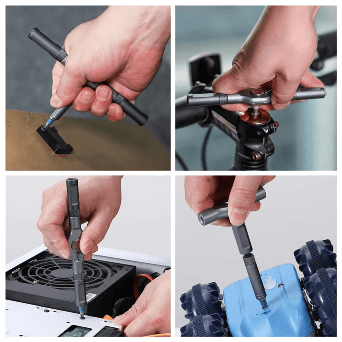Solid Spare 24 in 1 Magnetic Screwdriver Set, DIY Ratchet Screwdriver Set, Multi Bit Magneti