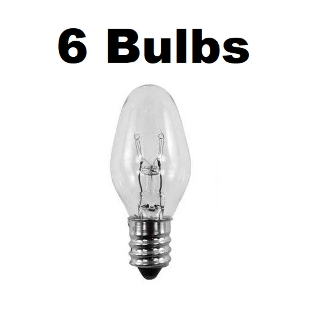 Solid Spare Replacement Bulbs for Sticky Dome Flea Trap 6 PACK