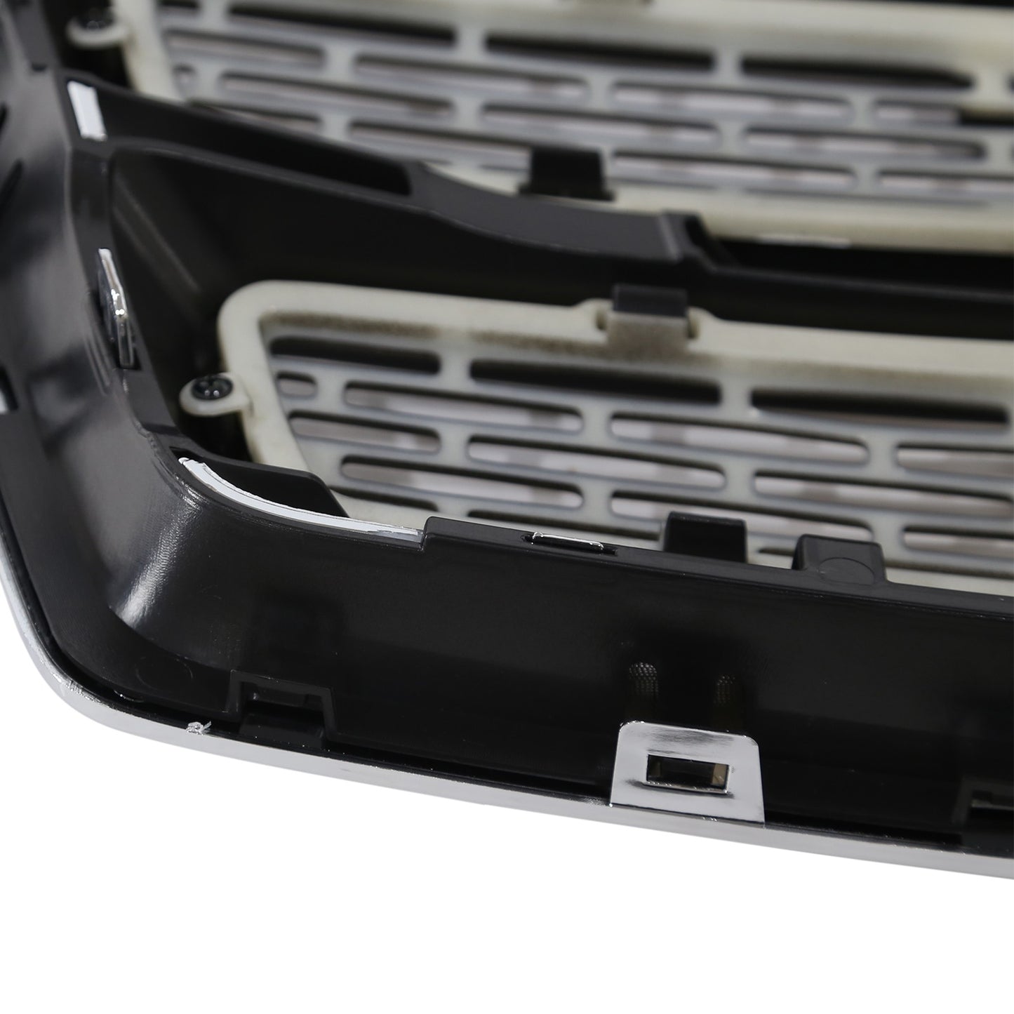 Front Bumper Grille Black w/Chrome Trim For 2010-2015 GMC Terrain SLT GM1200630