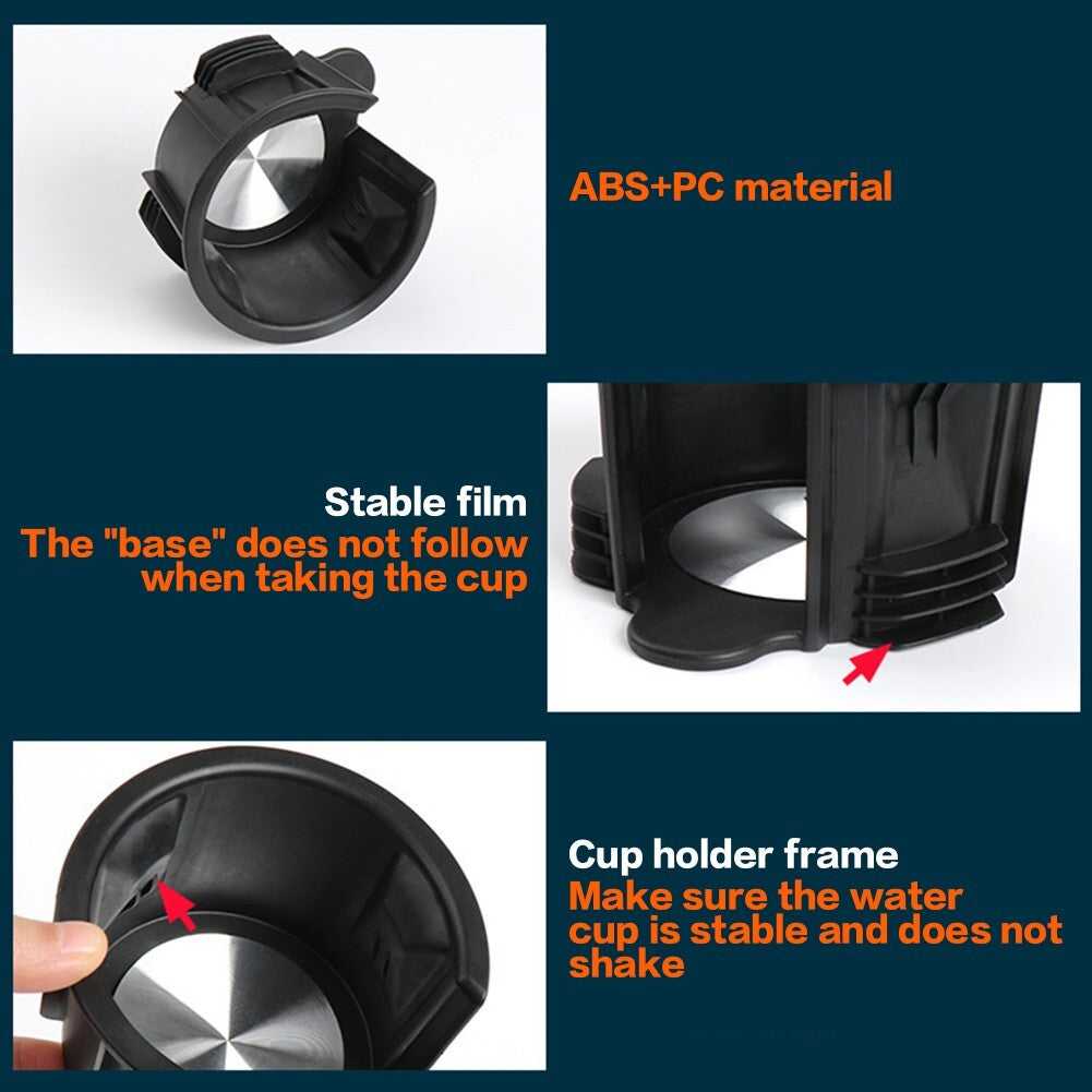 2X Left+Right CUP HOLDER INSERT FOR Land Rover 2010-2016 LR4/2005-2009 LR3