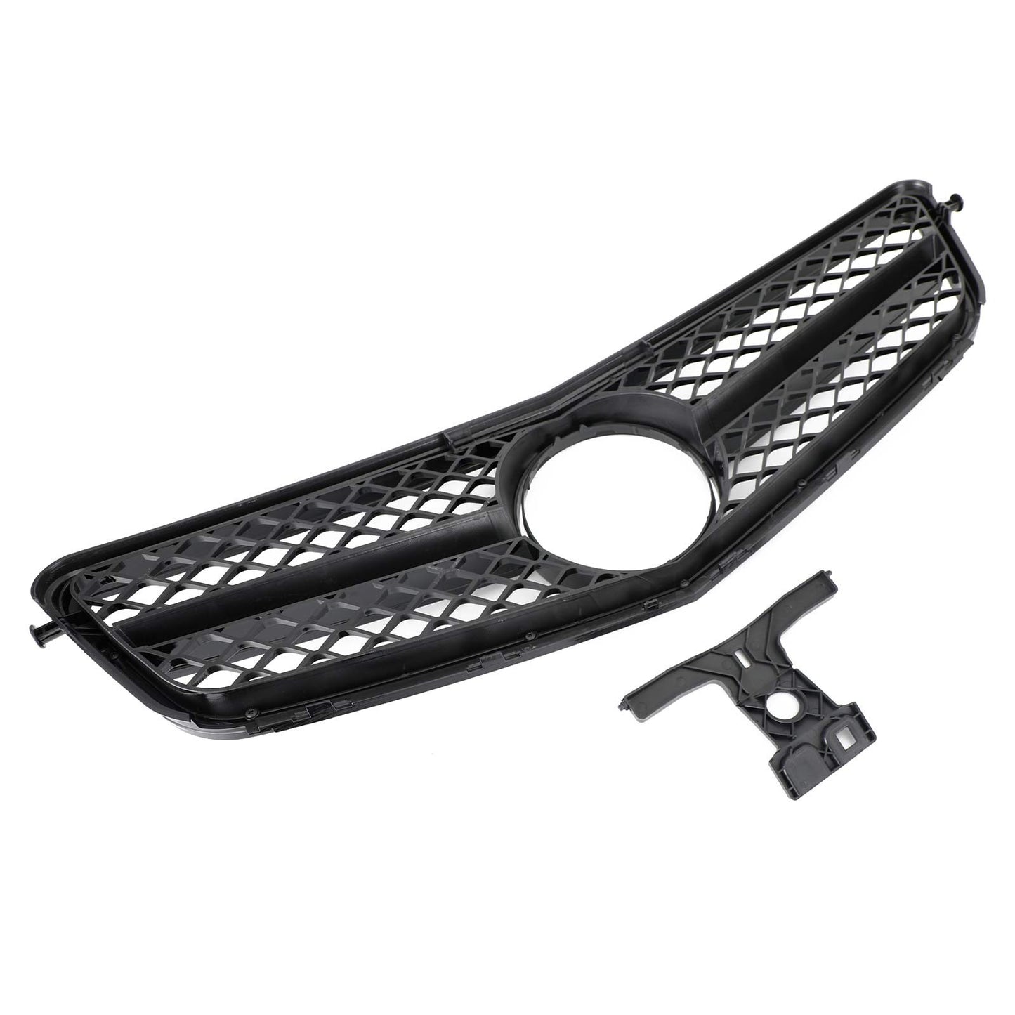 ??Front Bumper Grille Grill For C-Class Benz W204 C300 C350 2008-2014 2013 w/LED
