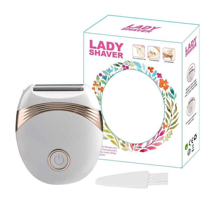 2 in 1 Wet Dry Painless Rechargeable Lady Body Shaver Electric Razor for Women
