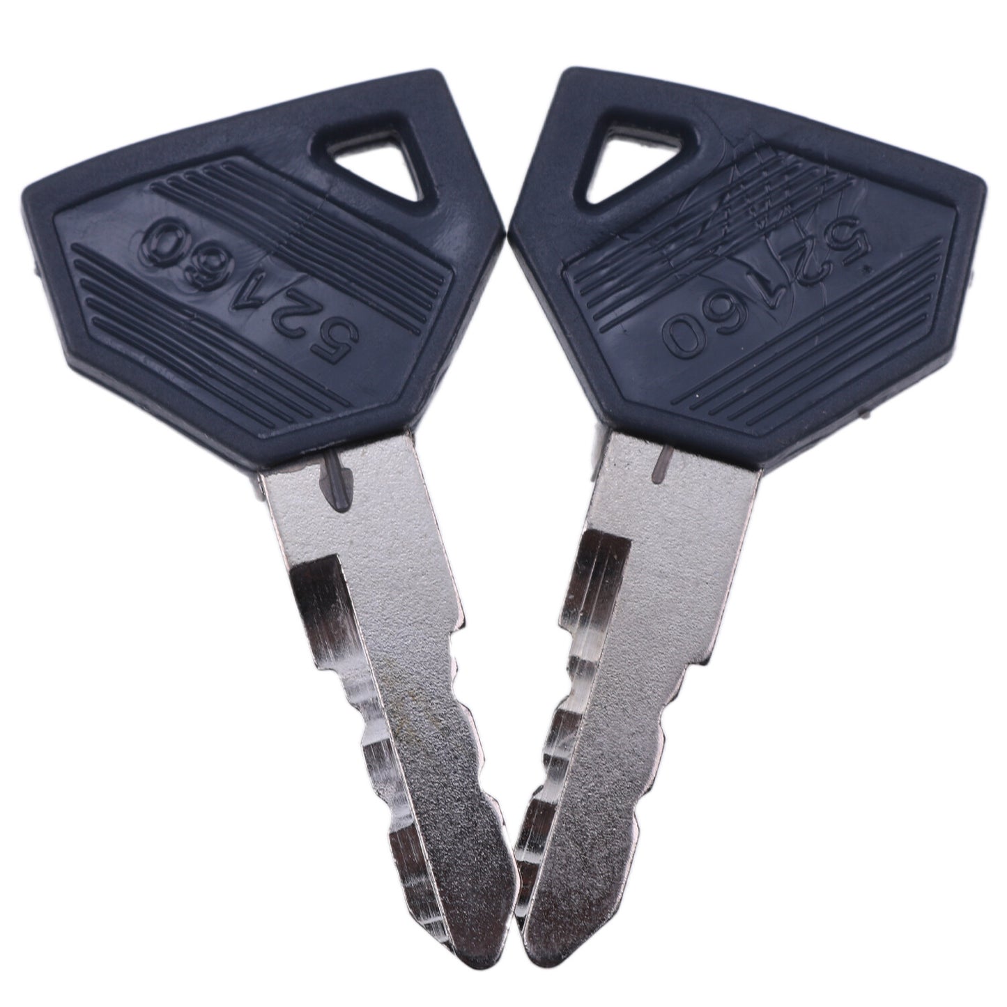 Solid Spare 2X Ignition Key LVA803606 For John Deere 2210 2305 2320 2520 2720 4010 4100