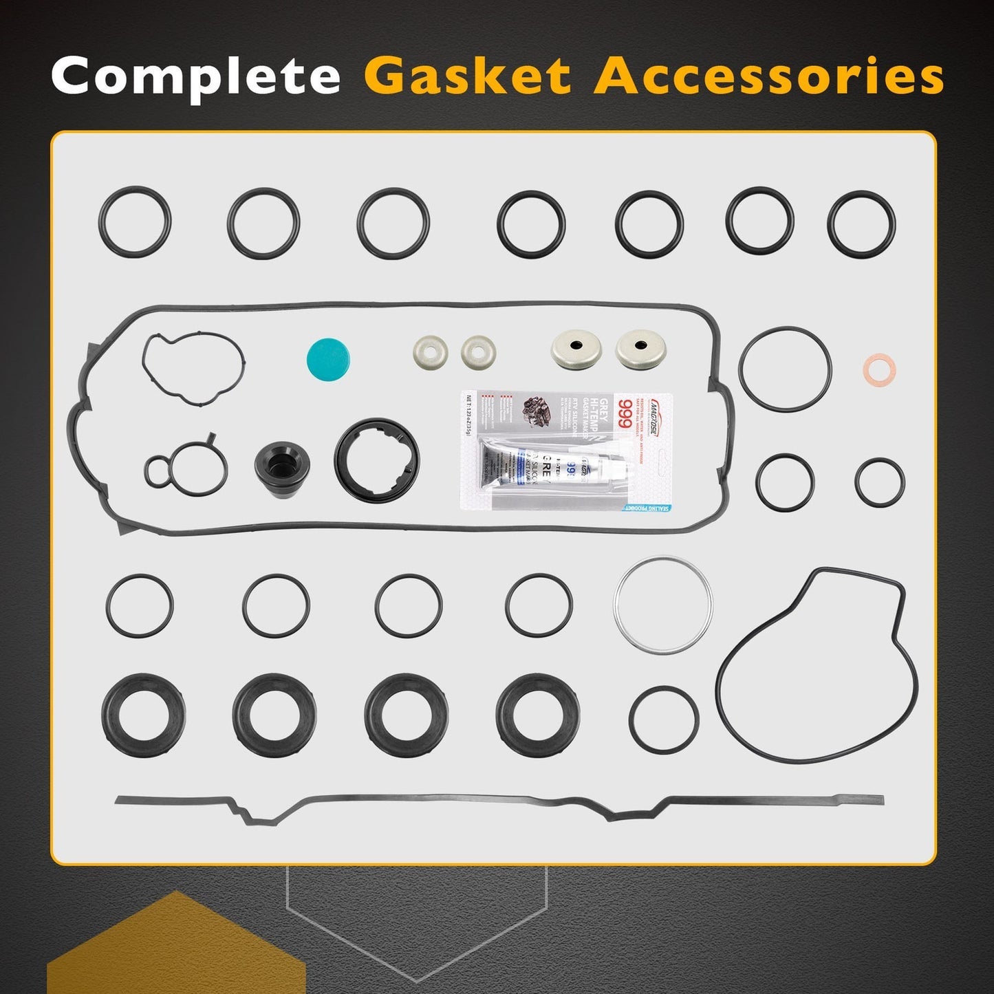 HS9123PT MLS Cylinder Head Gasket Set For 88-95 Honda Civic CRX 1.5L 1.6L CS9123