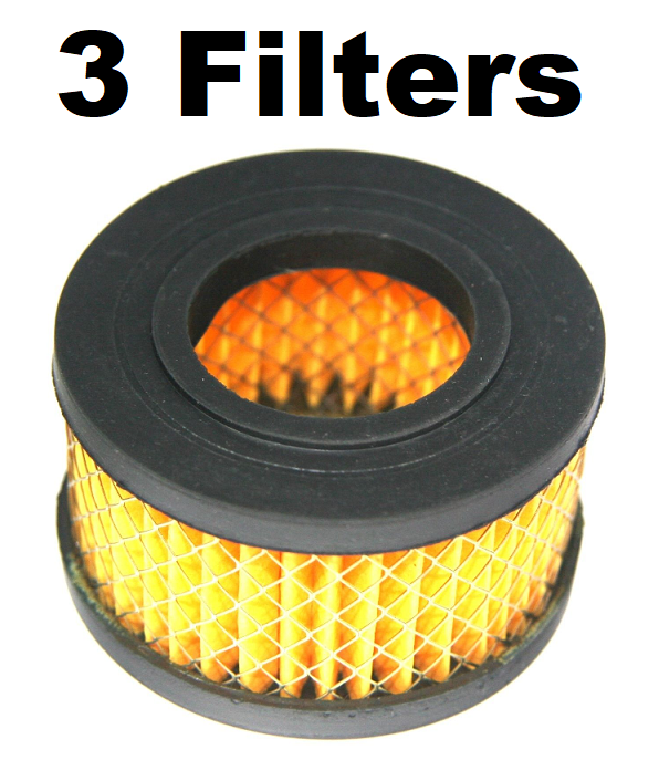 Solid Spare E100435 Air Compressor Filter Element Porter Cable - 3 PACK