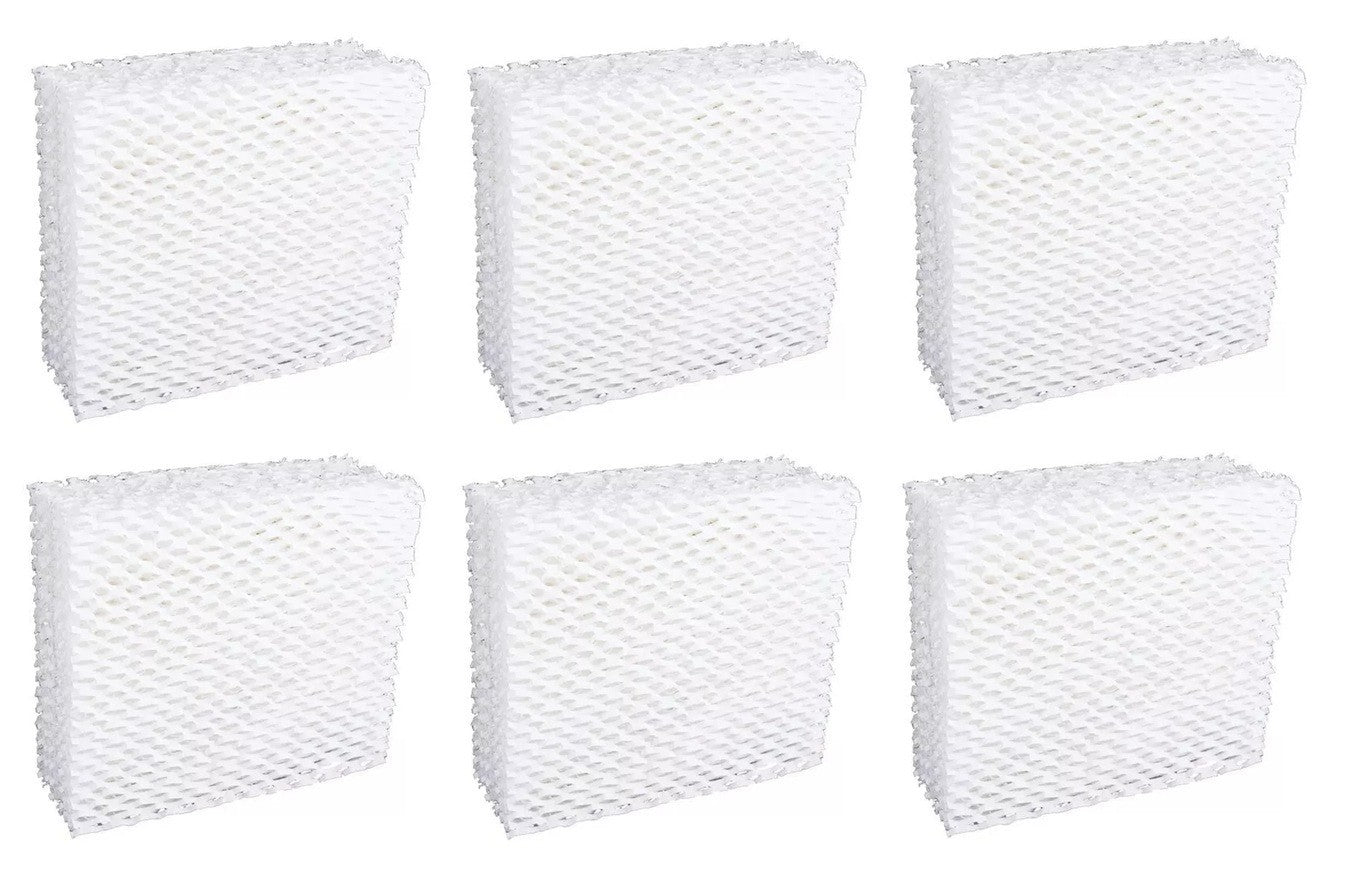 Solid Spare (6) Humidifier Wick Filters Circular For Holmes Models HM-250, HM-405, HM-406