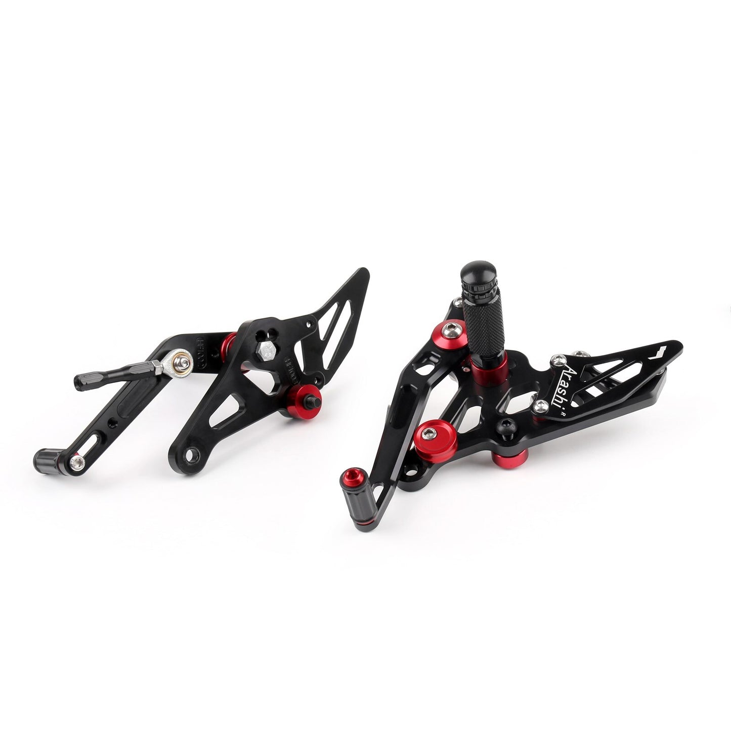 Adjustable Rearsets Footrest Foot Peg Rear Set for Yamaha MT-07 FZ-07 MT07 Black