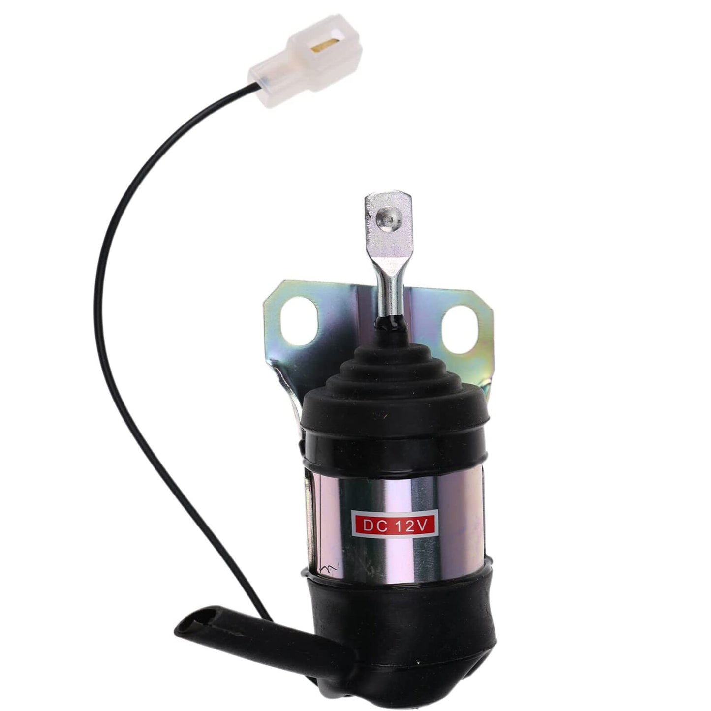 Solid Spare 12V Fuel Solenoid 052600-1000 15471-60013 for Kubota R400B R410B R420 R510B R520