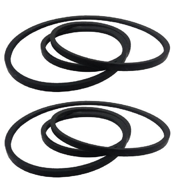 Solid Spare (2) Mower Belts for John Deere M154621 X300 X304 X320 X340 X360 Z245 -1/2"x146"