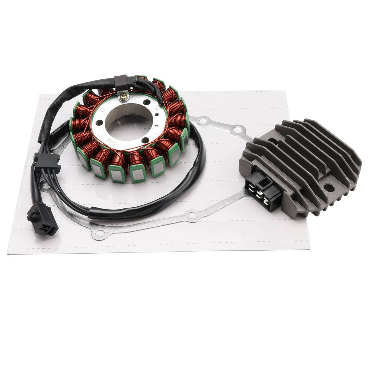 Solid Spare Magneto Coil Stator Regulator Gasket For Kawasaki ZX-6R ZX6R ZX 600 F 1995-1997