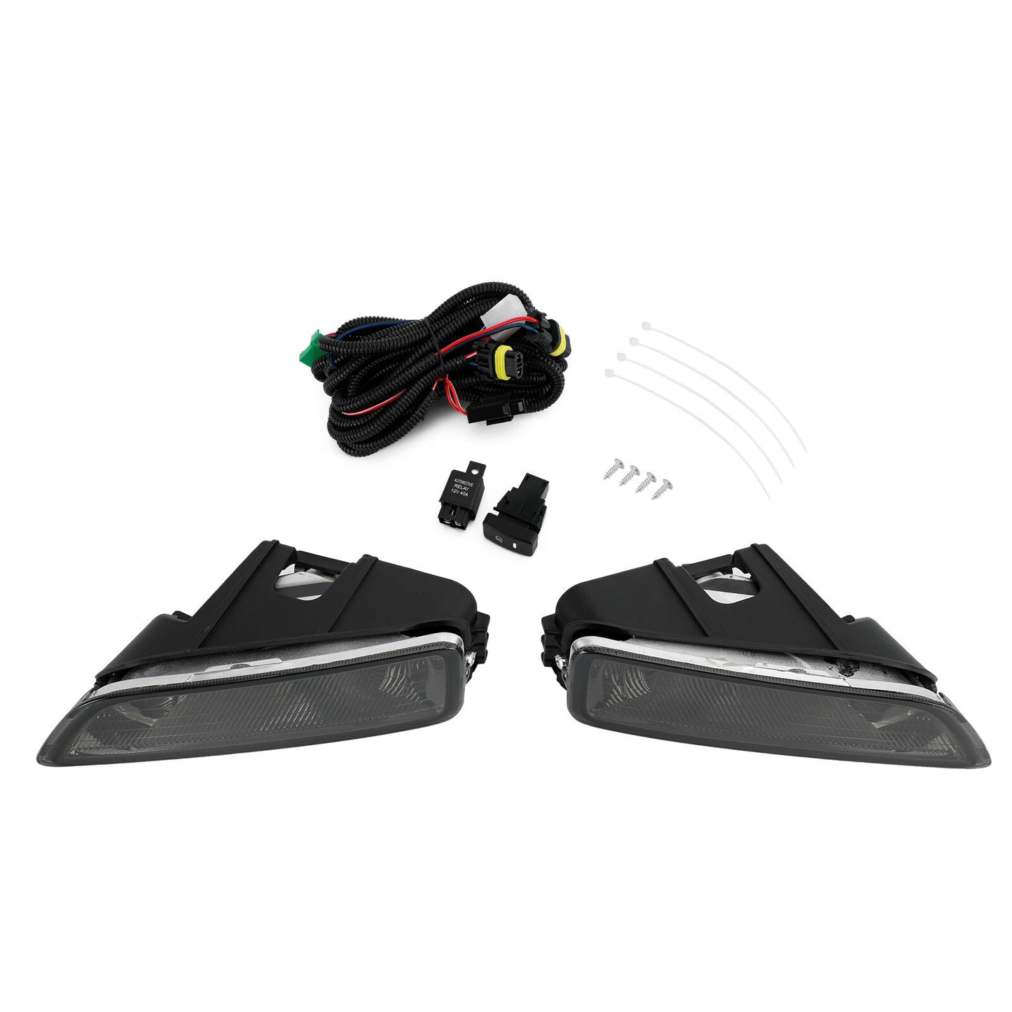 Smoke Lens Fog Lights + Switch For Honda Accord 2003-2007 / Acura TL 2004-2008