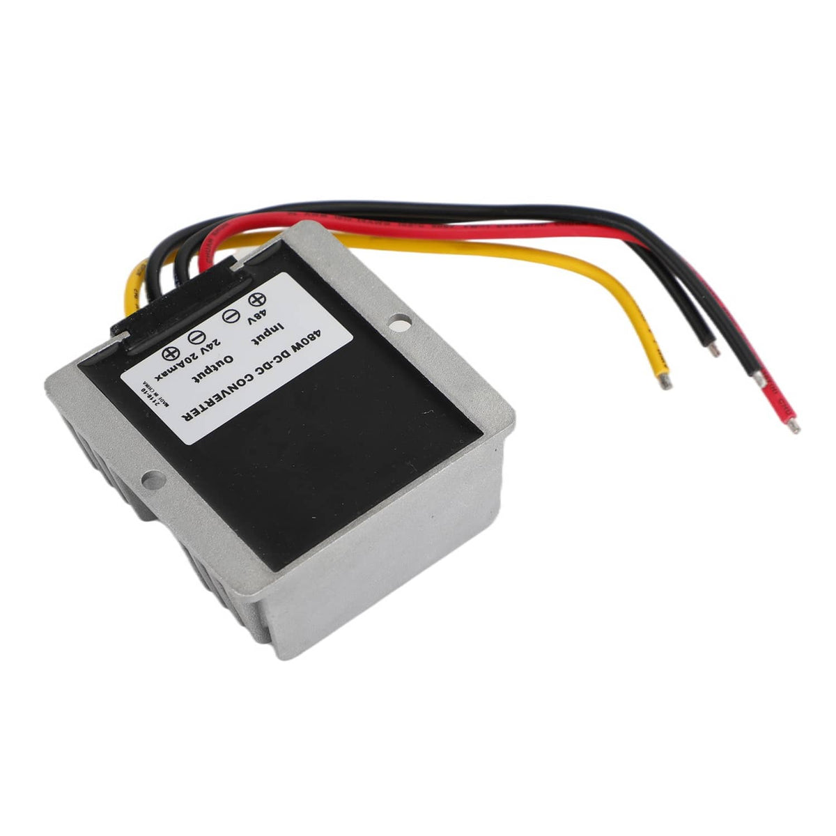 Solid Spare WaterProof 36V/48V to 24V 20A 480W Step Down DC/DC Power Converter Regulator US